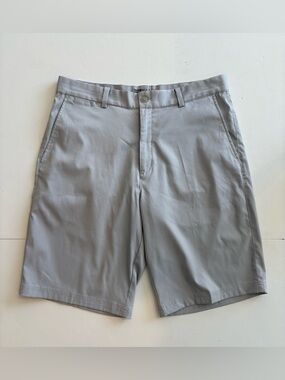 Nike Golf Men’s Light Gray Standard FigFlat-Front Shorts 32